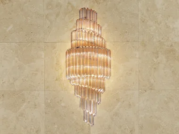 CRISTALLI 5051 - Glass wall light by Patrizia Volpato - view 2
